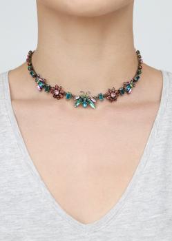 Multi/green Bilitis Love Bugs - Konplott necklace